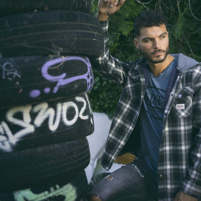 T-shirt Von Dutch Slim Fit Col V homme Ron