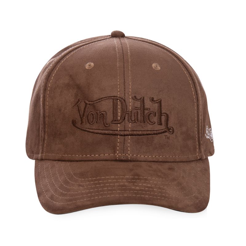Von Dutch Suedine brown baseball cap