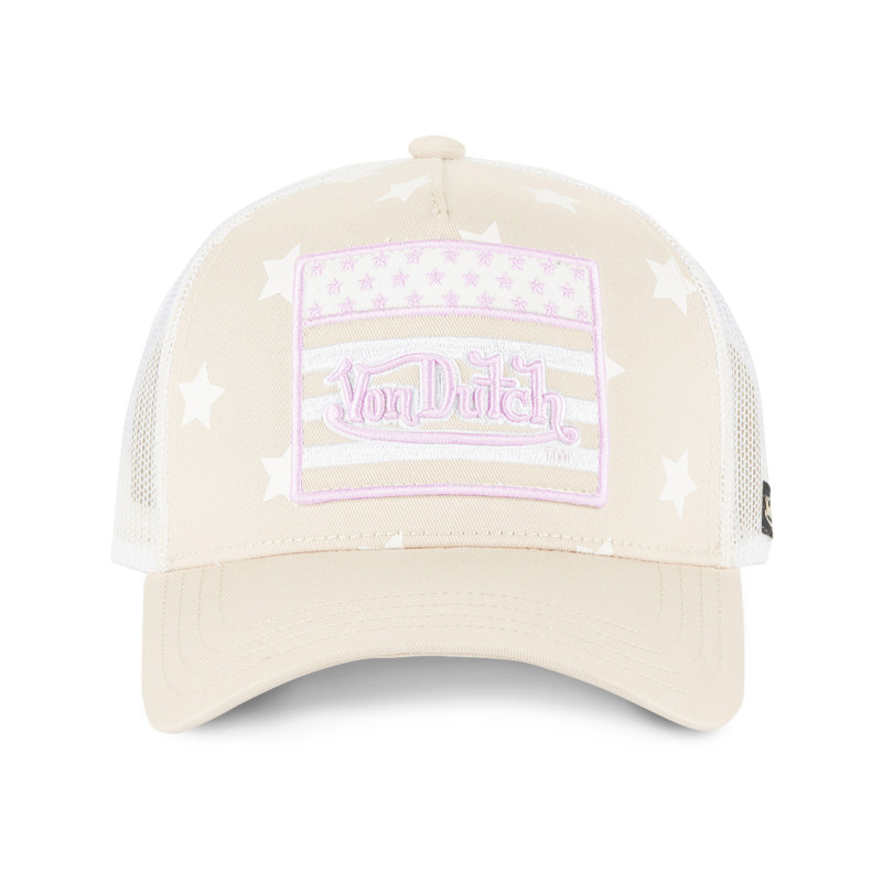 Casquette baseball enfant avec filet Star Pink