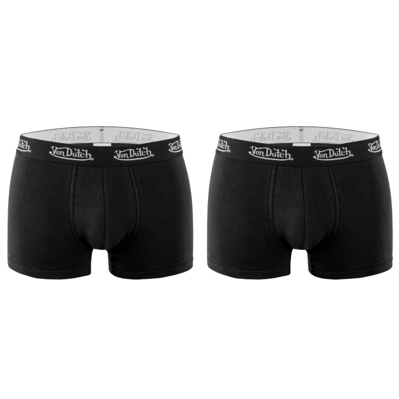 Lot de 2 boxers homme en coton élasthanne