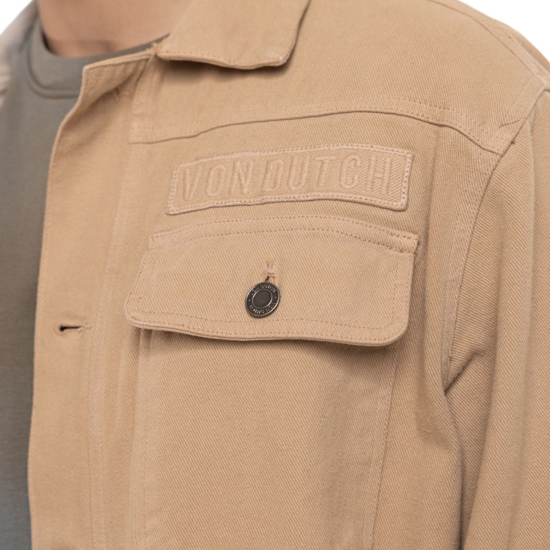 Veste en jean Mi saison Beige SAHA | Homme - Vondutch | Von Dutch