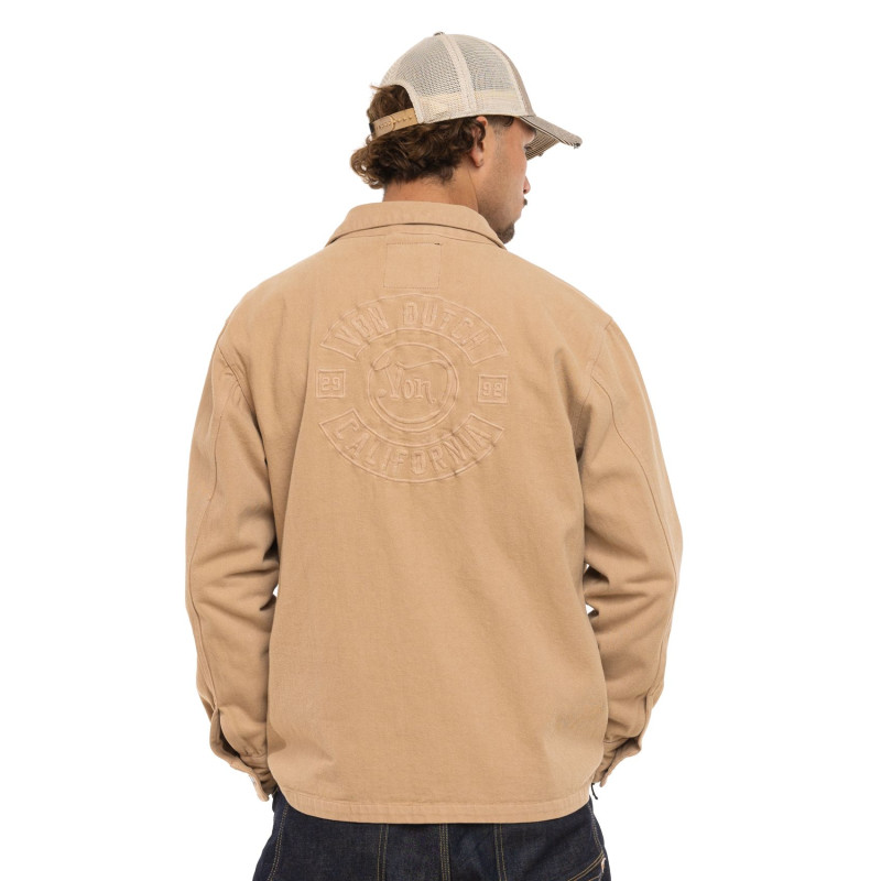 Veste en jean Mi saison Beige SAHA | Homme - Vondutch | Von Dutch