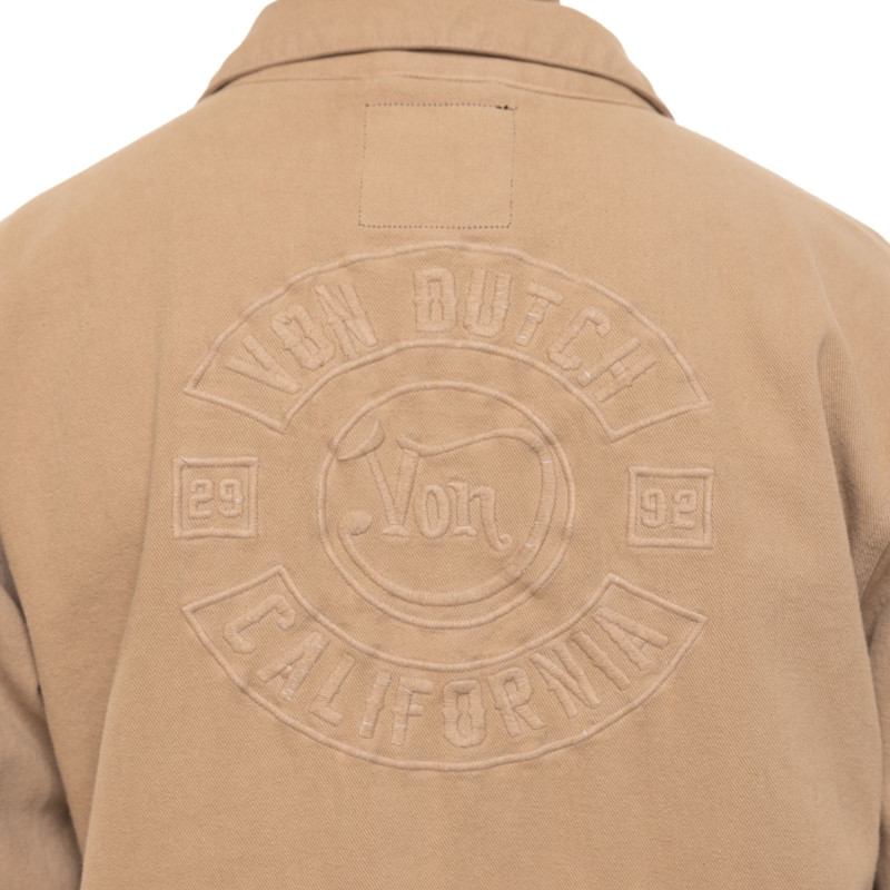 Veste en jean Mi saison Beige SAHA | Homme - Vondutch | Von Dutch