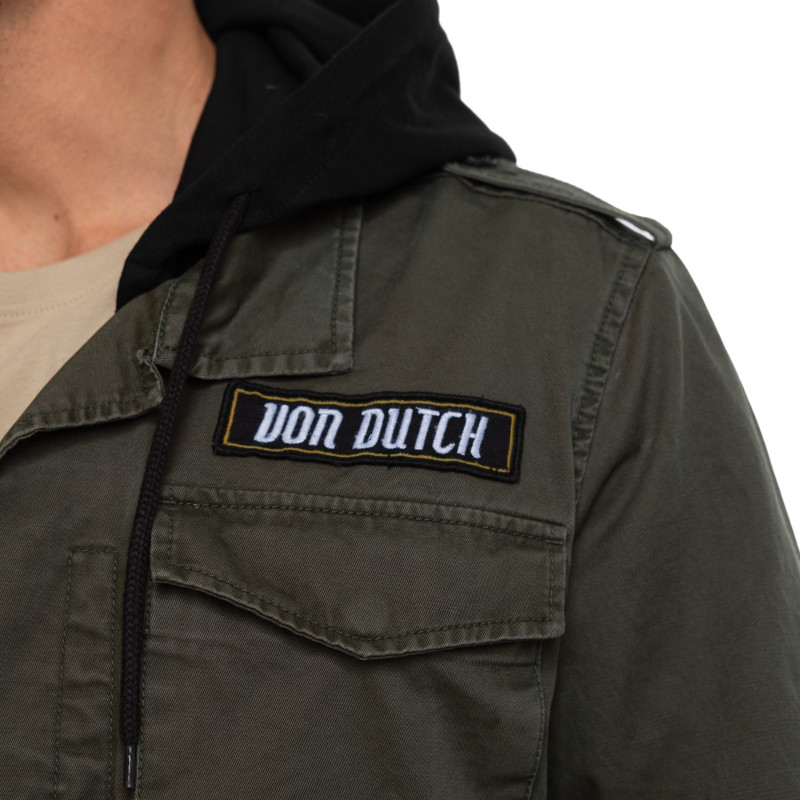 Veste à capuche Mi saison Kaki SALT | Homme - Vondutch
