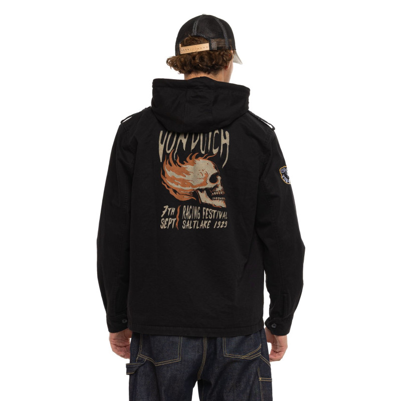 Veste à capuche Mi saison Noire SALT | Homme - Vondutch | Von Dutch