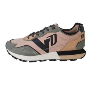 Image of Sneakers Retro Runner Beige & Olive