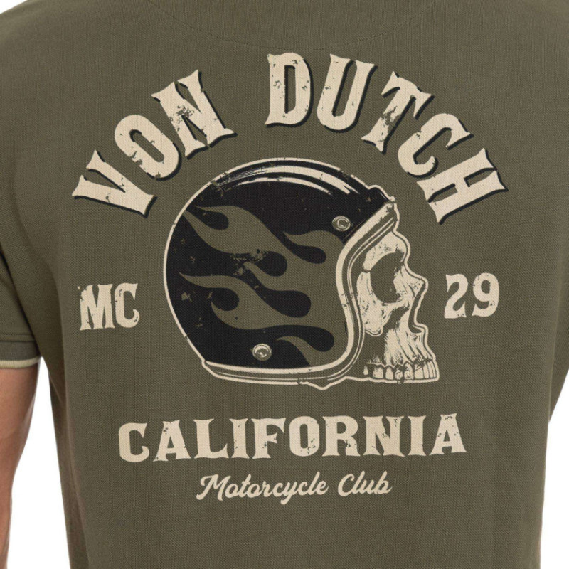 Polo homme maille piquée avec patchs et print dos MC29 - Photo 5