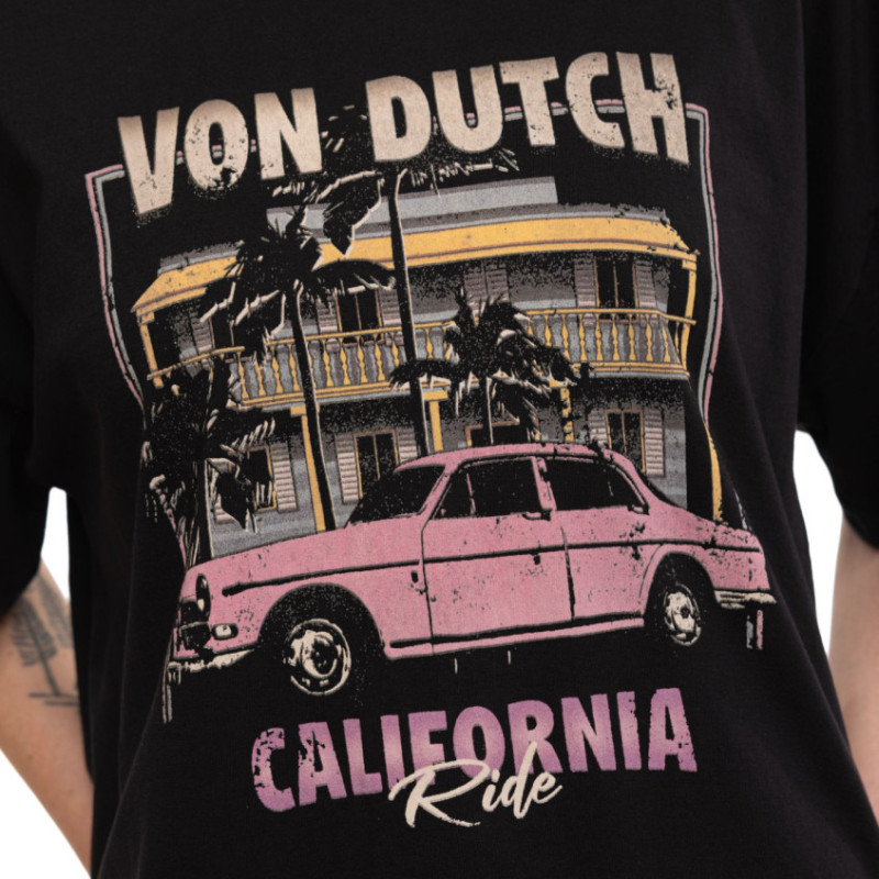 T-shirt femme relax fit col rond print devant Motel - Photo 2