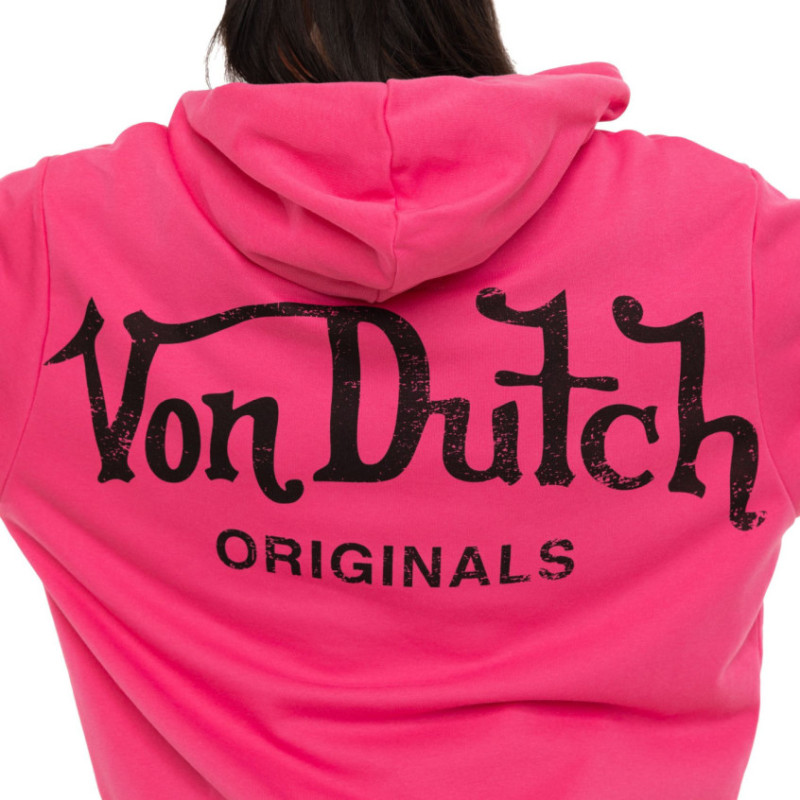 Sweat à capuche femme fr. terry 280GSM touché pêche print dos Kristen - Photo 3