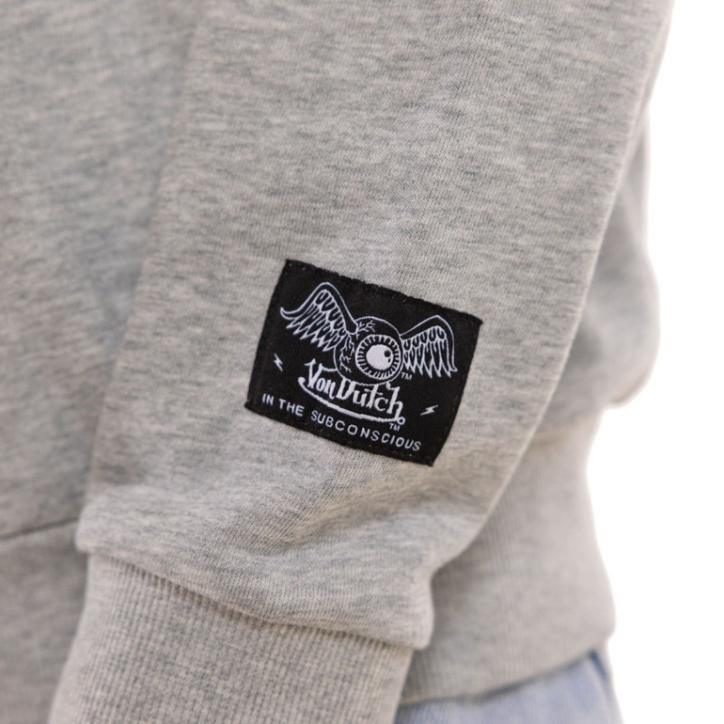 Sweat à capuche femme fr. terry 280GSM touché pêche print devant Lova - Photo 6