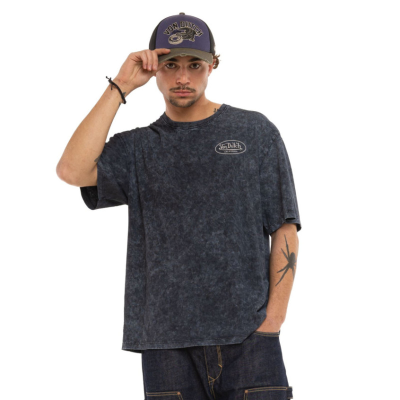 T-shirt homme col rond relax fit acid wash Pass - Photo 1