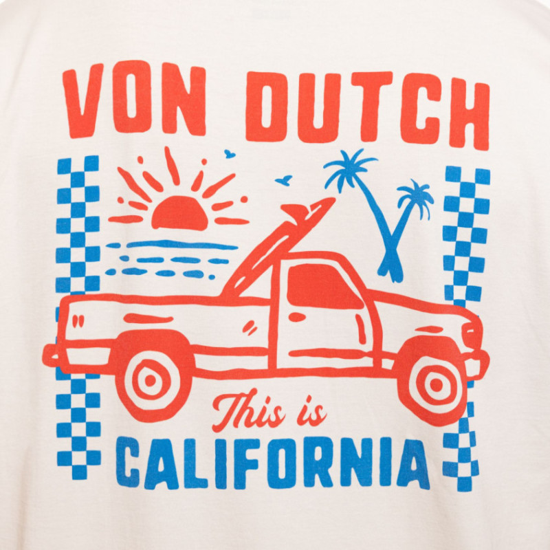 T-shirt homme comfort fit col rond en jersey Trucker - Photo 4