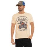 T-shirt homme col rond regular fit effet chiné en jersey Fear