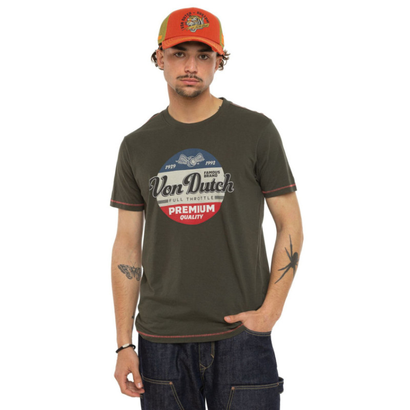 T-shirt homme regular fit col rond en jersey Full - Photo 1