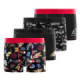 Lot de 4 boxers homme en coton uni et imprimé AOP - Photo 2