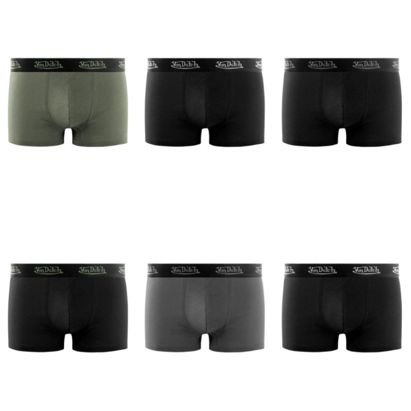 Lot de 6 boxers Von Dutch Basic