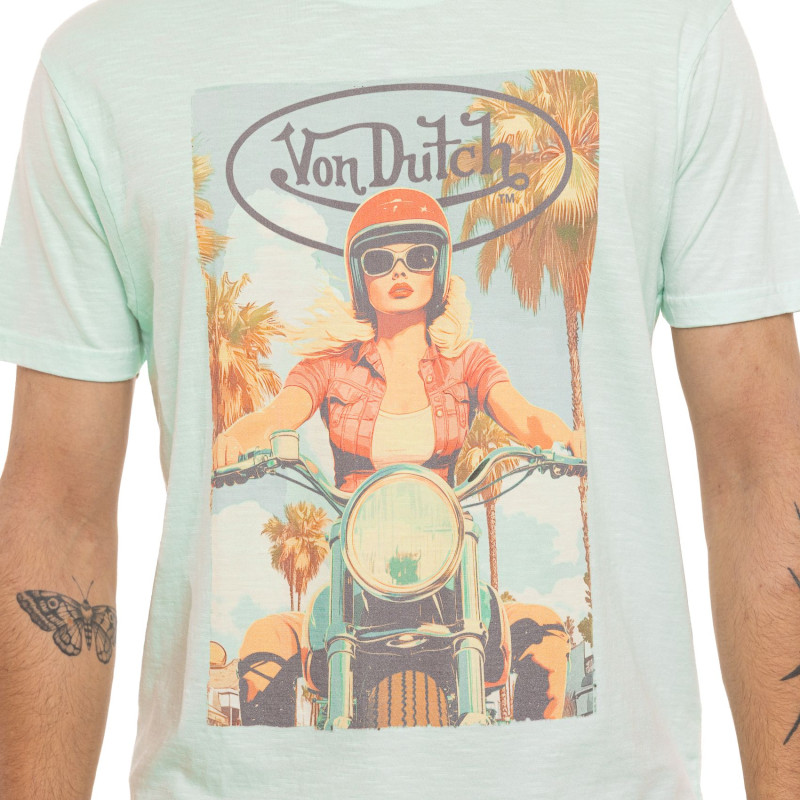 T-shirt homme regular fit col rond en Slub jersey Girls