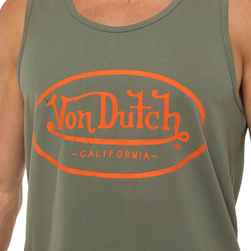 Débardeur  Kaki coupe Régular Col rond BASE | Homme - Vondutch | Von Dutch