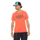 Tee Shirt Orange coupe Régular Col rond effet Chiné NEO | Homme - Vondutch