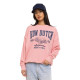 Sweat Sans capuche coupe Oversize Rose COLLEGE | Femme - Vondutch | Von Dutch