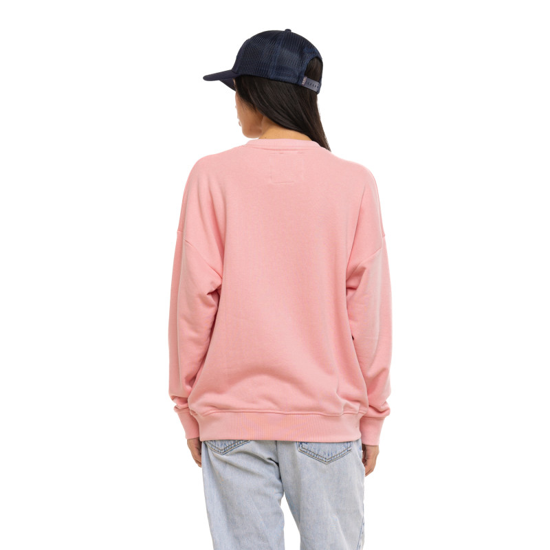 Sweat Sans capuche coupe Oversize Rose COLLEGE | Femme - Vondutch | Von Dutch