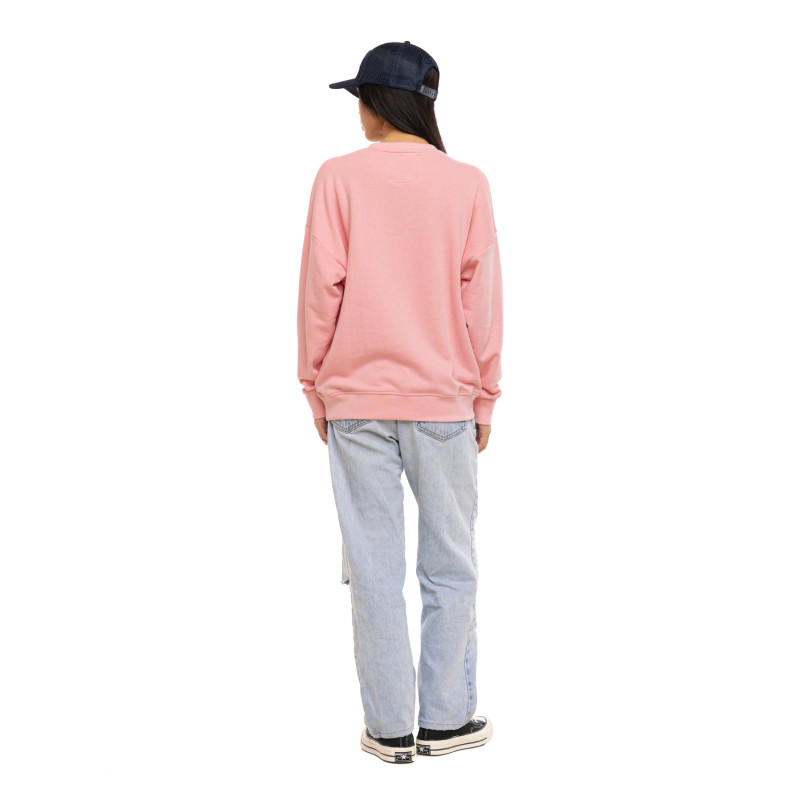 Sweat Sans capuche coupe Oversize Rose COLLEGE | Femme - Vondutch | Von Dutch