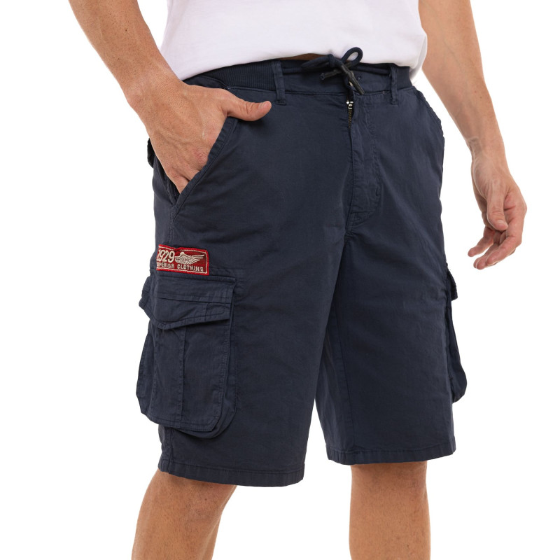 Bermuda Cargo en Coton coupe Droit Bleu | Homme - Vondutch | Von Dutch