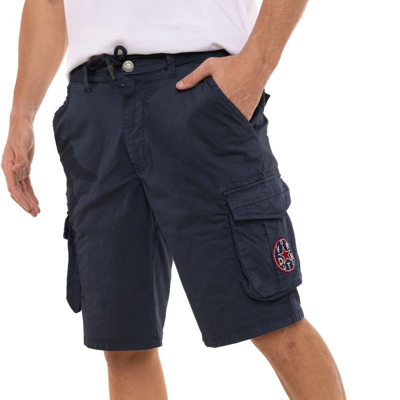 Bermuda Cargo en Coton coupe Droit Bleu | Homme - Vondutch | Von Dutch