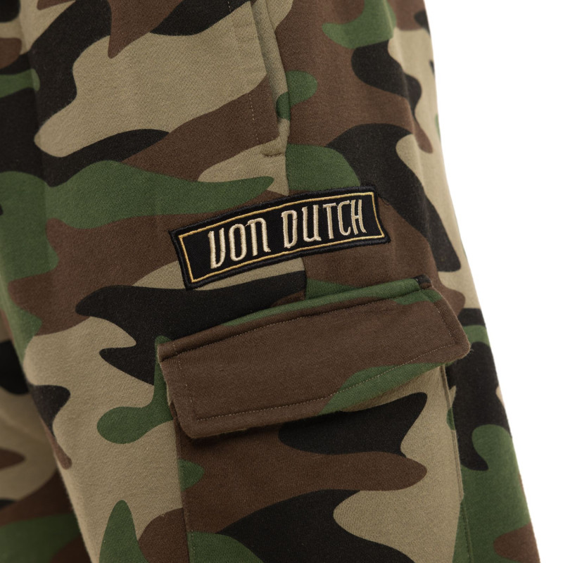 Bermuda Cargo coupe Droit Kaki | Homme - Vondutch | Von Dutch