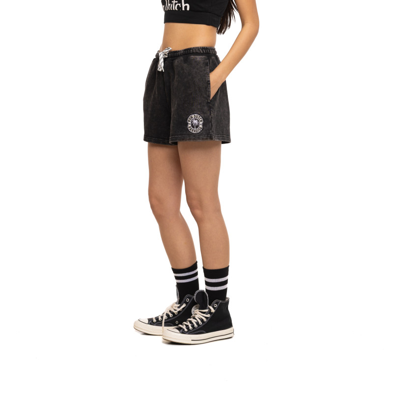 Short coupe Court Noir effet Délavé | Femme - Vondutch | Von Dutch
