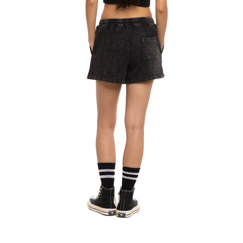 Short coupe Court Noir effet Délavé | Femme - Vondutch | Von Dutch