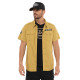 Chemise coupe Régular Manches courtes Beige DEREK | homme - Vondutch
