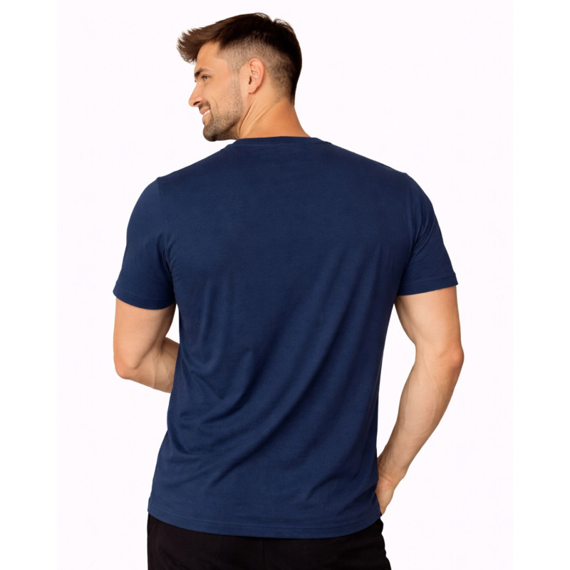 T-shirt homme col rond en jersey 140grm imprimé devant Log4