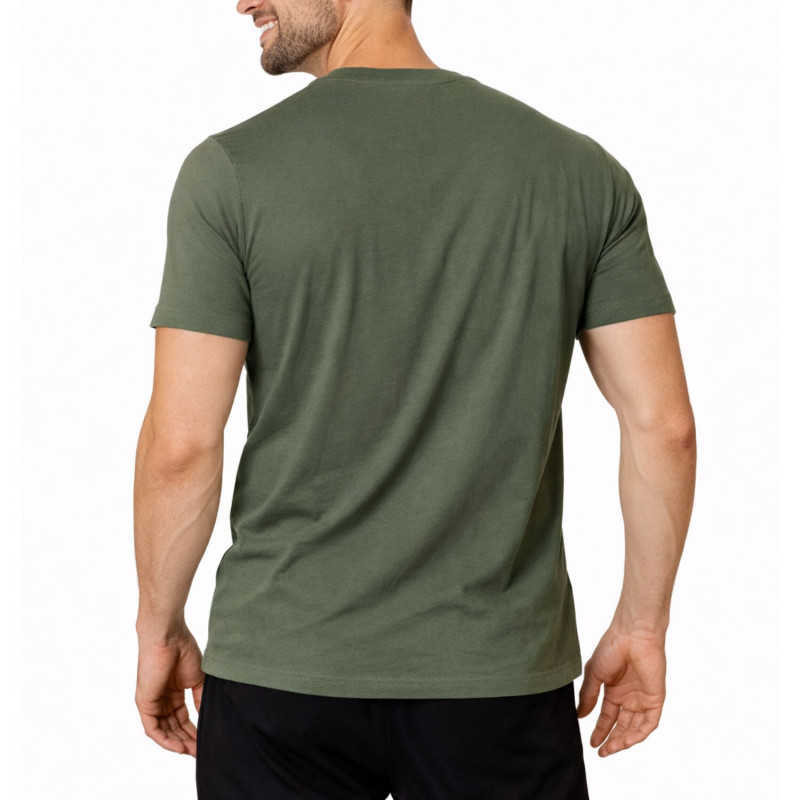 T-shirt homme col rond en jersey 140grm imprimé devant Log5