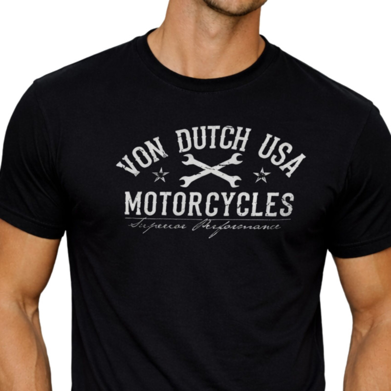 T-shirt homme col rond en jersey 140grm imprimé devant Log5