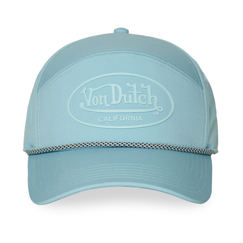 Casquette Vondutch Turquoise Six panel Scratch en silicone CORD