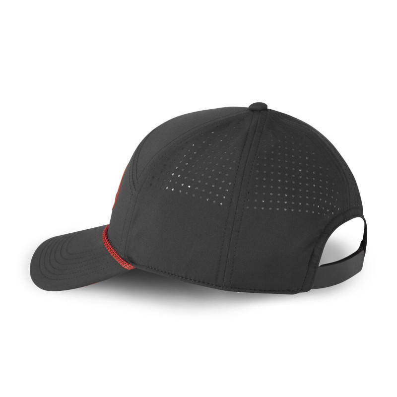 Casquette Vondutch Noire Six panel Scratch en silicone CORD