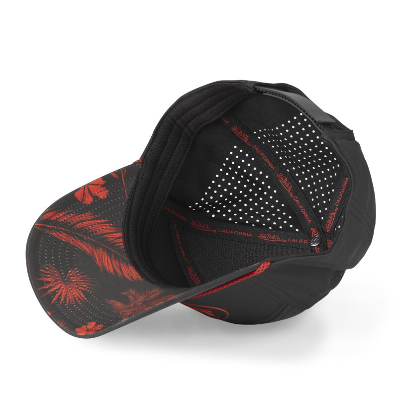 Casquette Vondutch Noire Six panel Scratch en silicone CORD