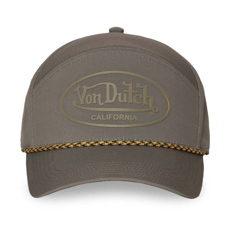 Casquette Vondutch Kaki Six panel Scratch en silicone CORD