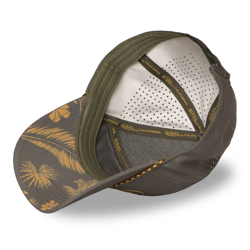 Casquette Vondutch Kaki Six panel Scratch en silicone CORD