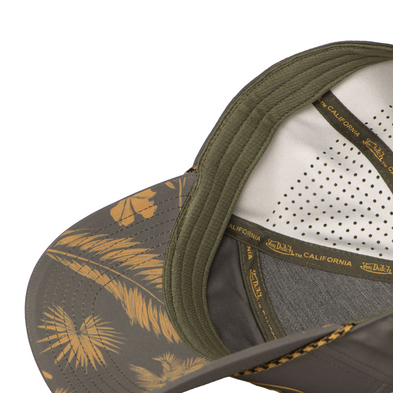 Casquette Vondutch Kaki Six panel Scratch en silicone CORD
