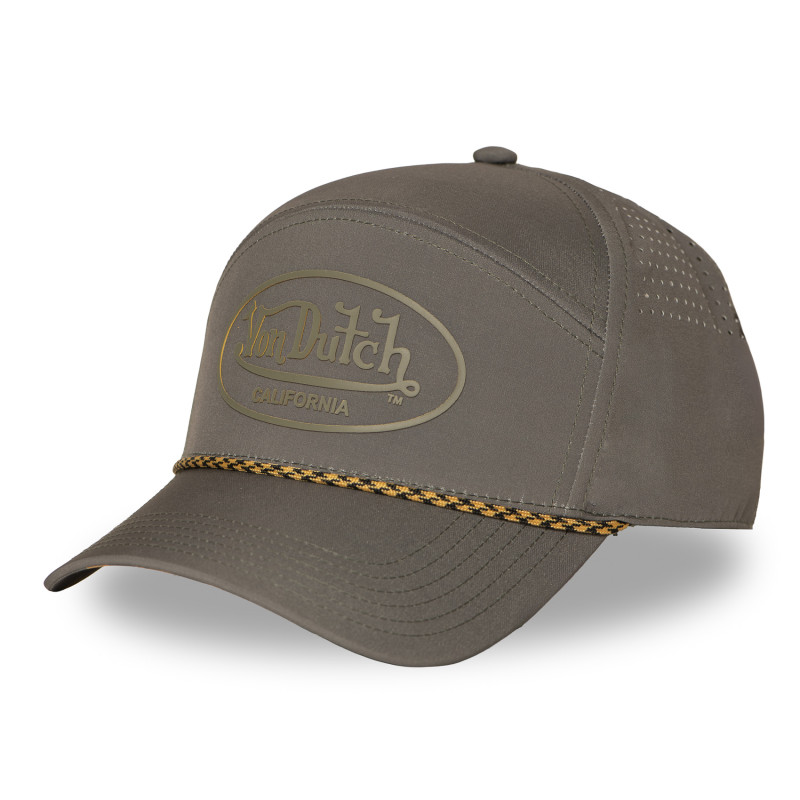Casquette Vondutch Kaki Six panel Scratch en silicone CORD