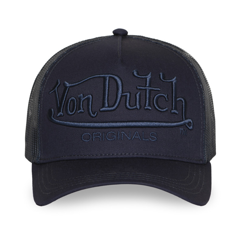 Casquette Vondutch Bleue Trucker Snapback EMBROIDERY