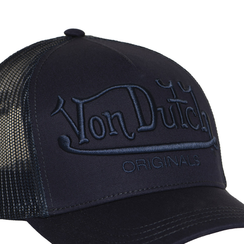 Casquette Vondutch Bleue Trucker Snapback EMBROIDERY