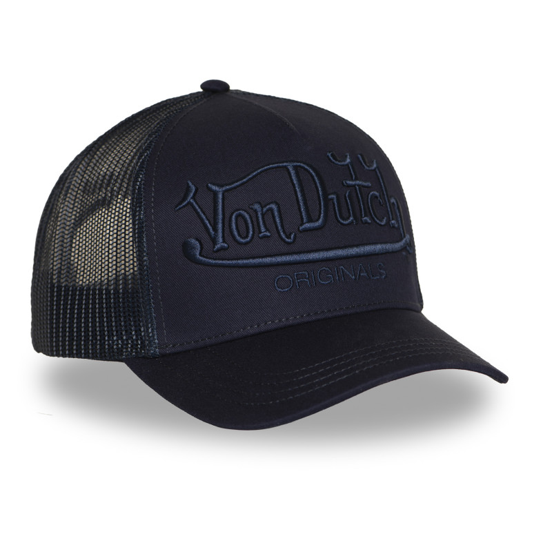 Casquette Vondutch Bleue Trucker Snapback EMBROIDERY