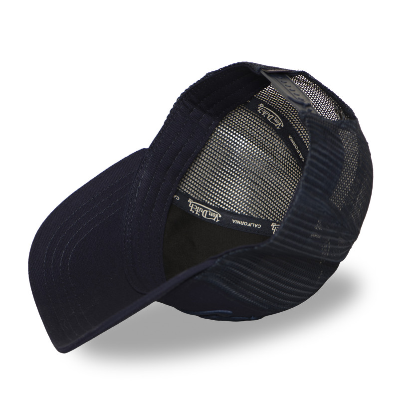 Casquette Vondutch Bleue Trucker Snapback EMBROIDERY