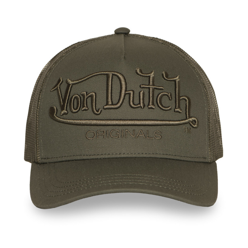Casquette Vondutch Kaki Trucker Snapback EMBROIDERY