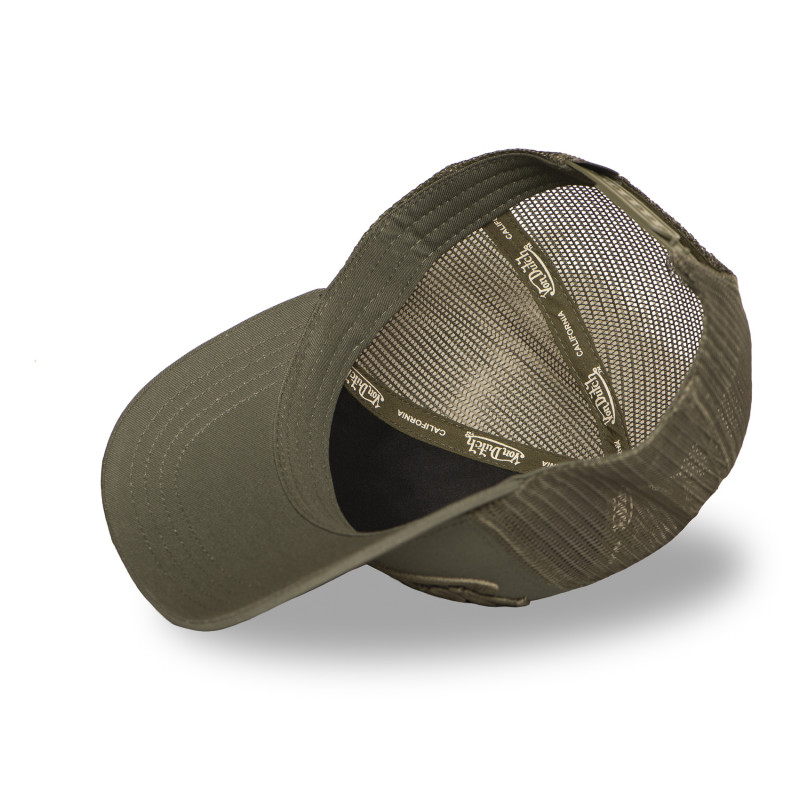 Casquette Vondutch Kaki Trucker Snapback EMBROIDERY