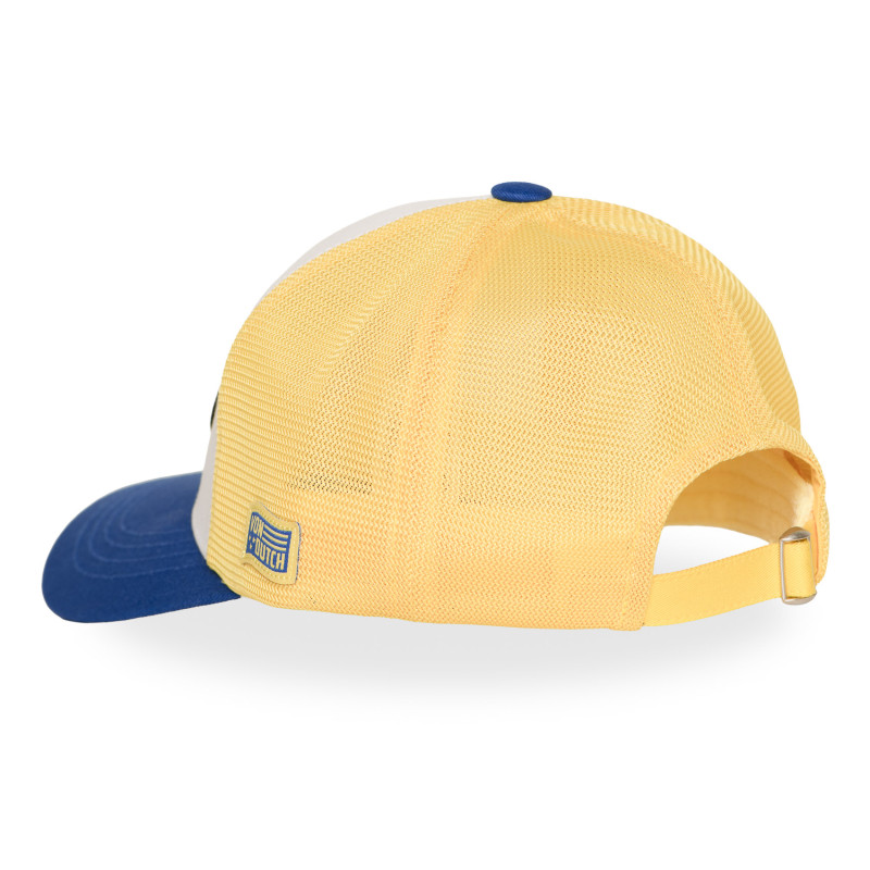 Casquette Vondutch Jaune Trucker Strapback / Boucle LOFB
