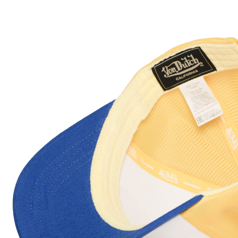 Casquette Vondutch Jaune Trucker Strapback / Boucle LOFB